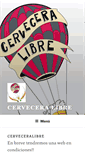 Mobile Screenshot of cerveceralibre.com